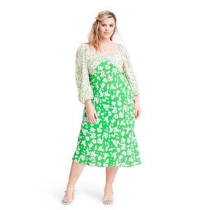 Plus Size Daisy Long Sleeve Swing Dress by RIXO